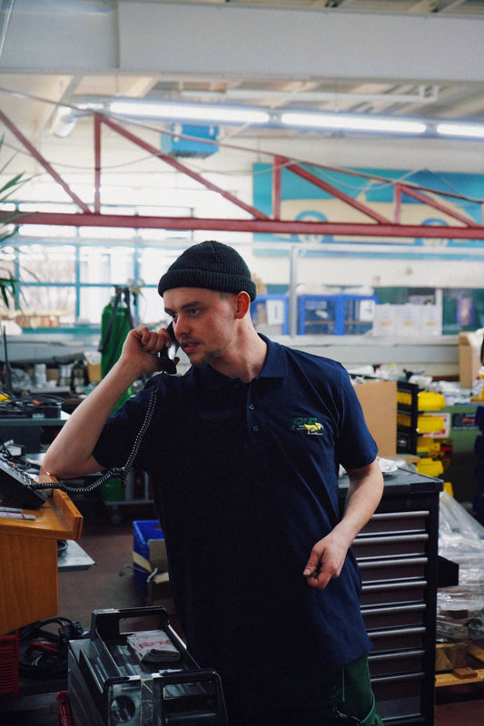 Ruf Polo Shirt Navy Blue Yellowbird