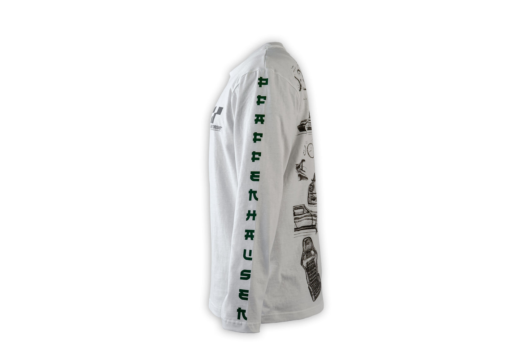 RUF Tribute Sketch Long Sleeve - White