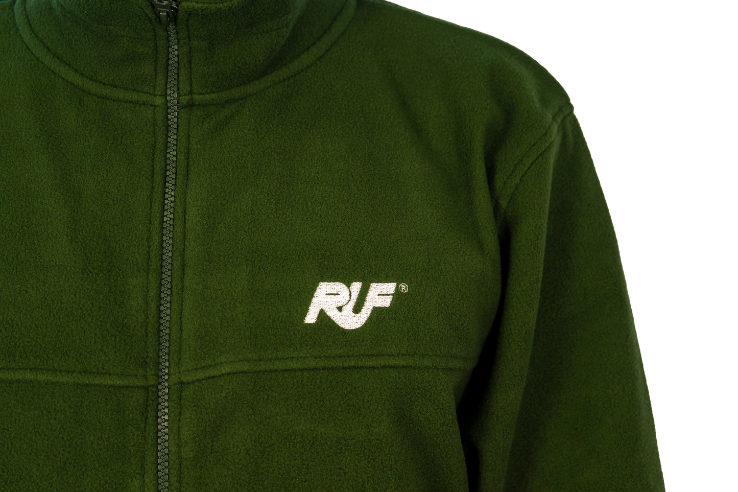 RUF fleece jacket in classic green