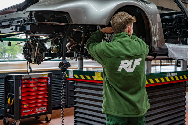 RUF Fleecejacke in Klassik Grün