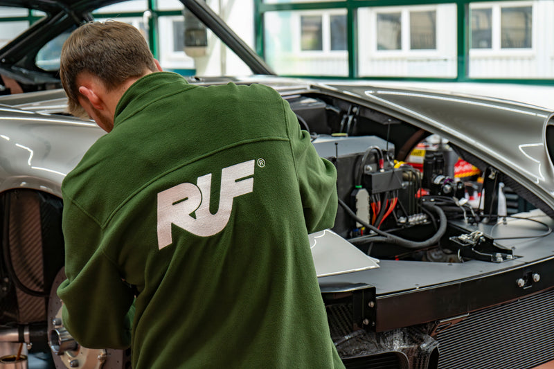 RUF Fleecejacke in Klassik Grün