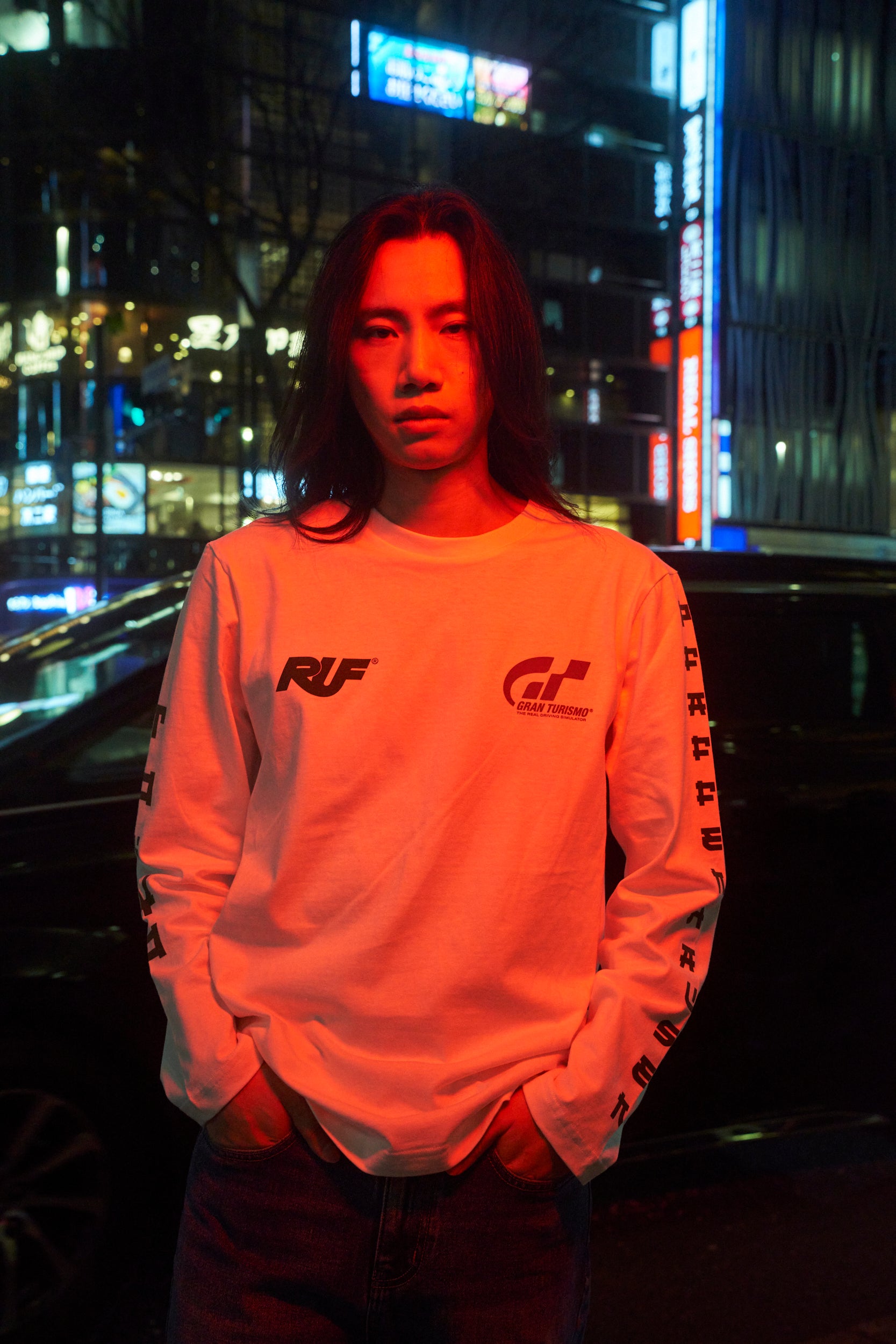 RUF Tribute Sketch Long Sleeve - White