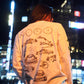 RUF Tribute Sketch Long Sleeve - White