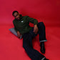 RUF fleece jacket in classic green