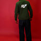 RUF fleece jacket in classic green