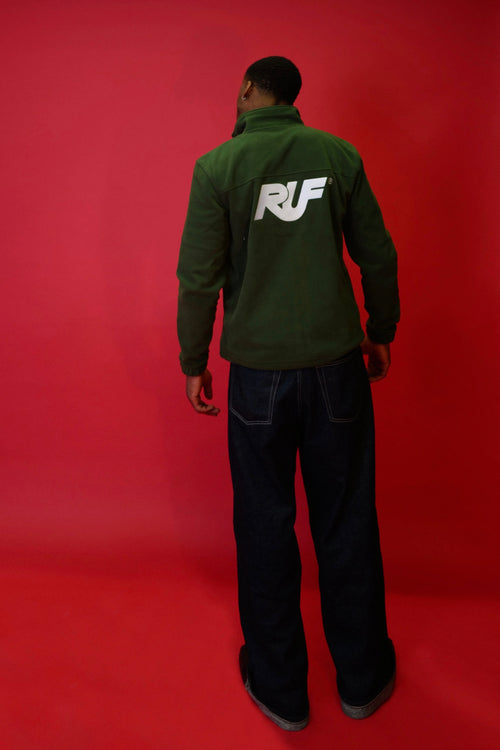 RUF fleece jacket in classic green