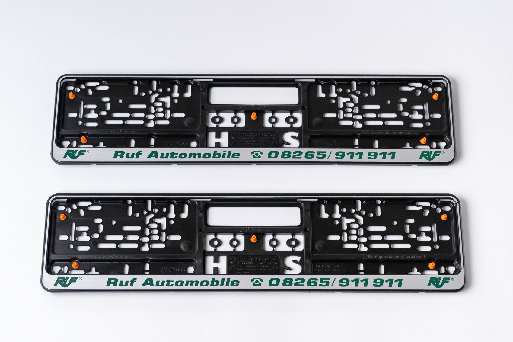 RUF license plate holder (2 pieces)