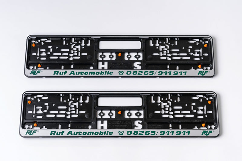 RUF license plate holder (2 pieces) – RUF Automobile GmbH